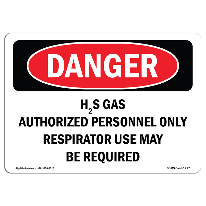 Panneau de sécurité OSHA, H 12 po x l 18 po x P 0,1 po