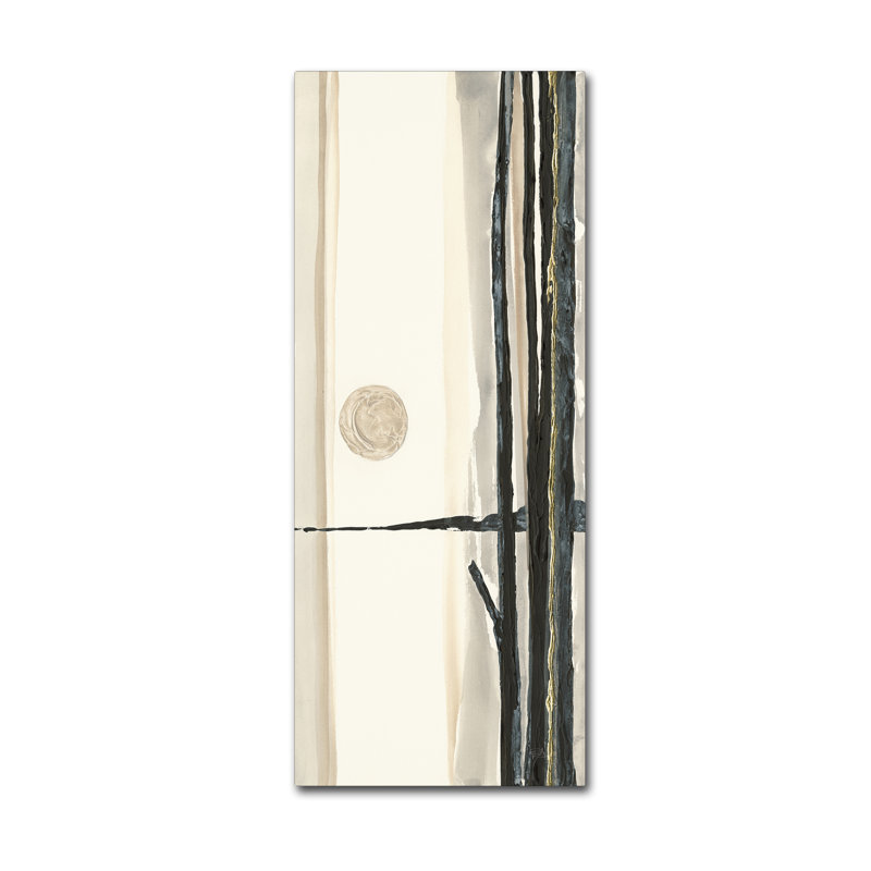 « through the trees iii », reproduction sur toile tendue, H 19 po x l 8 po