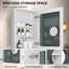 Armoire à pharmacie sans cadre avec miroir et 3 tablettes fixes Cadain W H-239799573