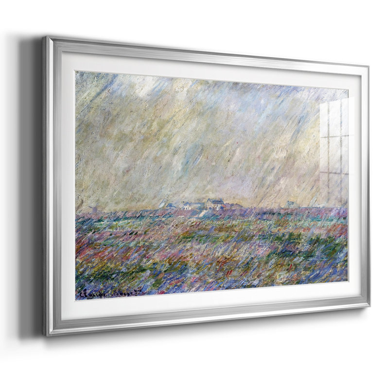 La pluie, 1886, H 30 po x l 44 po x P 1,5 po, Argent