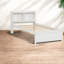 Lit simple peu encombrant avec rangement et lit gigogne, bois de pin, style moderne pour la maison
