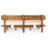 Laguna Modern Coastal Outdoor Solid Acacia Wood Sofa With Water-Repellent Cushions