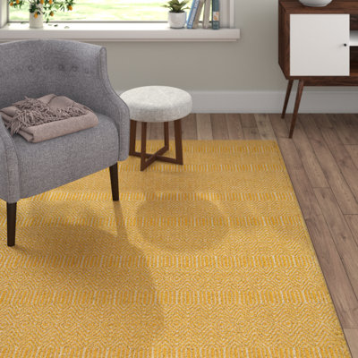 Momig Geometric Flatweave Area Rug