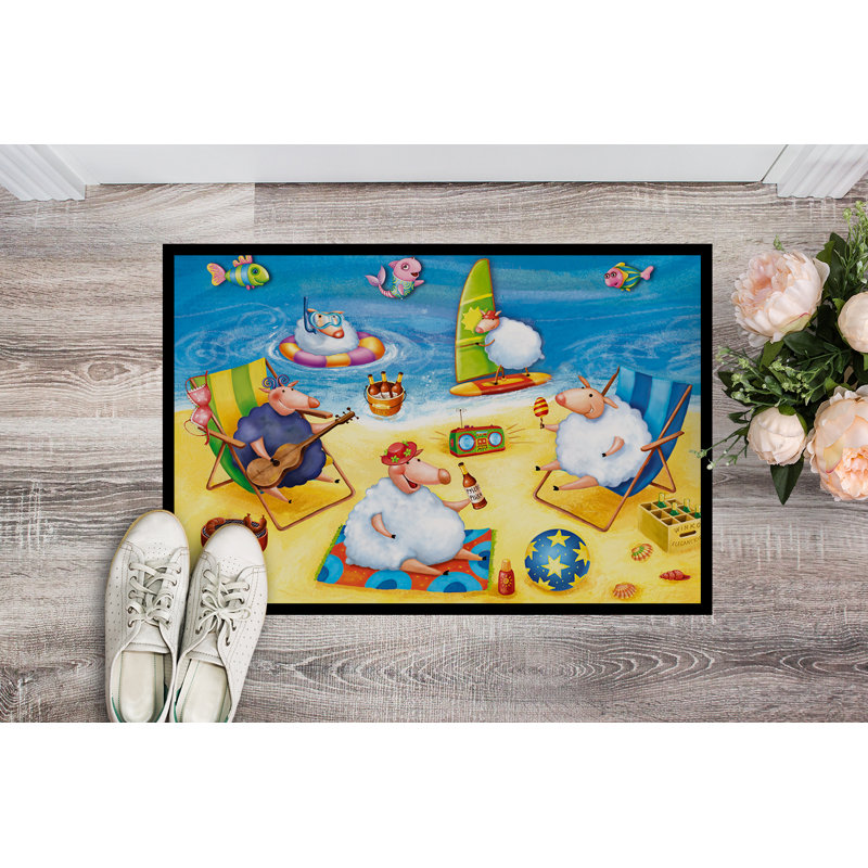 Tapis d'extérieur antidérapant Folden, Rectangle 2 pi x 3 pi