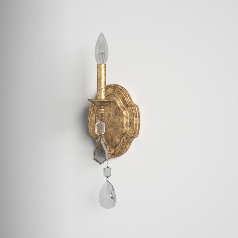 Betta Steel Candle Wall Light