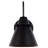 Matte Black 1-Light Outdoor Down Light