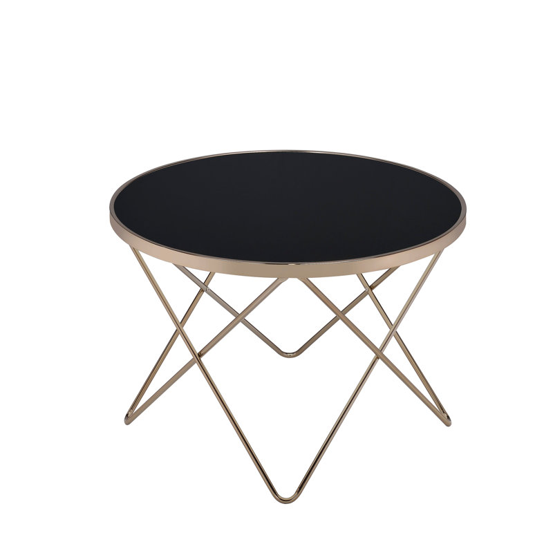 Table basse Mid-Century, Noir