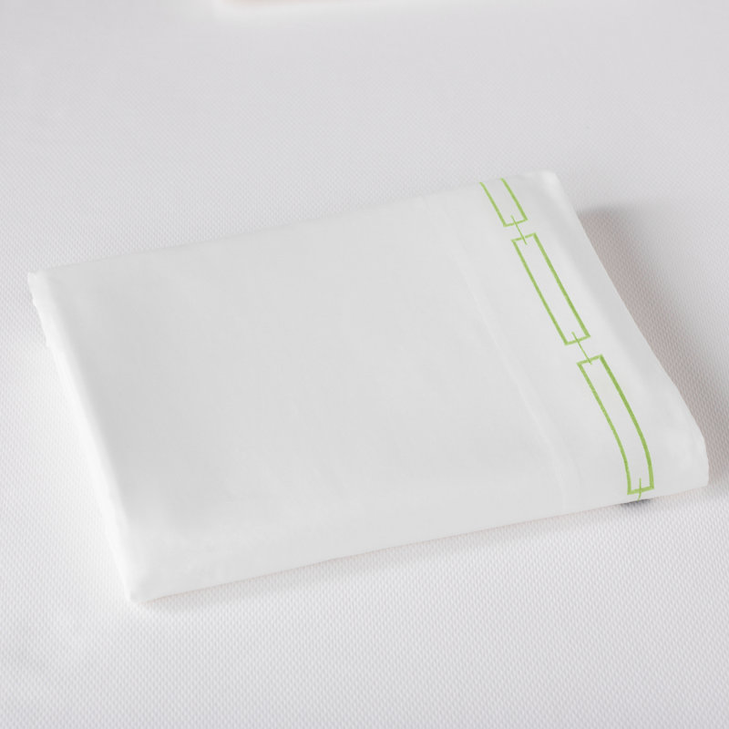 Stanza 420 Thread Count Egyptian-Quality Cotton Flat Sheet, Linen, Twin Flat Sheet