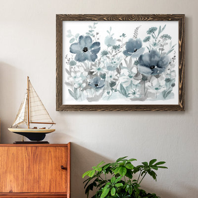 «Blue Nature», reproduction sur toile encadrée