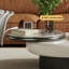 Pedestal Coffee Table with Storage