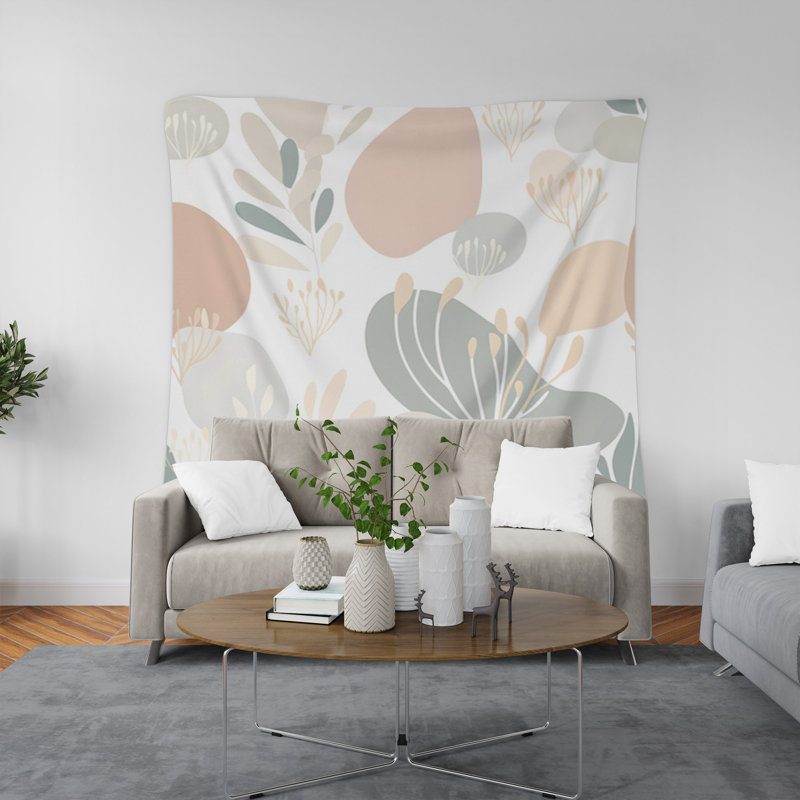 Tapisserie murale, H 60 po x l 51 po x P 0,5 po