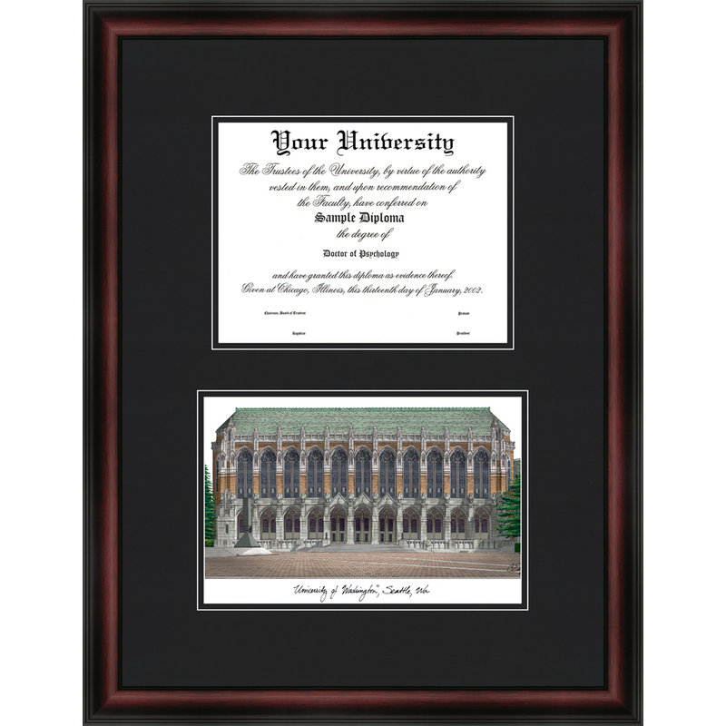 Cadre à diplôme diplomate de washington NCAA