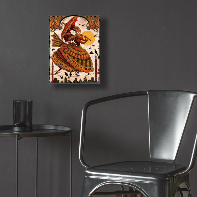Art mural en verre Charlton Home®, H 16 po x l 12 po x P 0,13 po