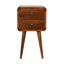 Bracey 30cm W Solid Wood Bedside Table