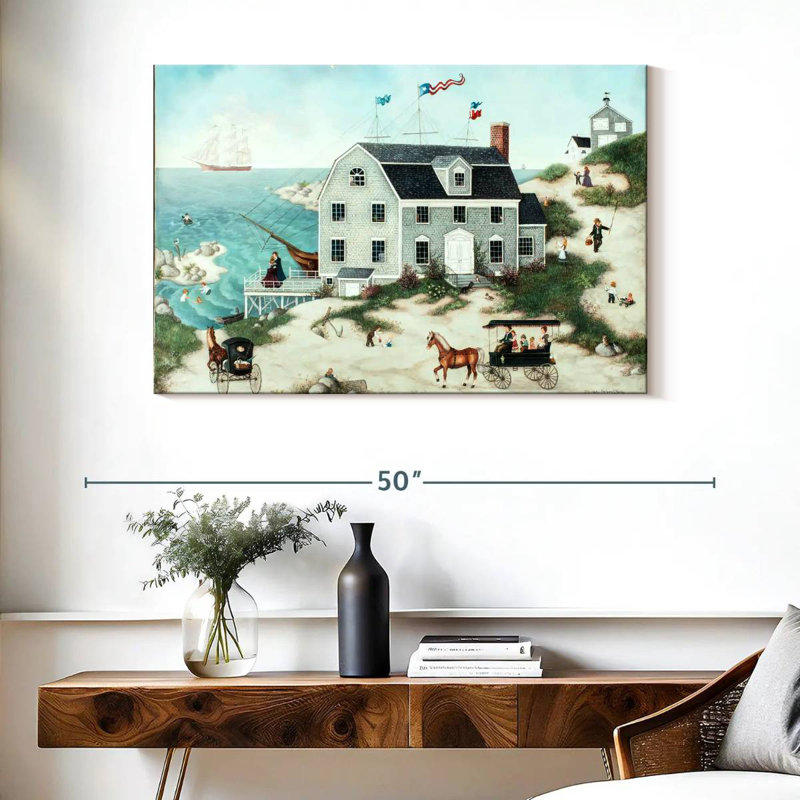 Gillard Home From The Sea, H 26 po x l 39 po