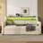 Wingo Upholstered Daybed With Trundle And LED Lights-434031791