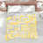 Jaune moyen / gris clair