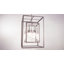Lustre rectangulaire à 8 lumières Retinne