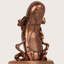 Serre-livres Vintage Ballet Slipper - Élégant porte-livre décoratif en résine pour le bureau à domicile et le salon (bronze)-1613162904