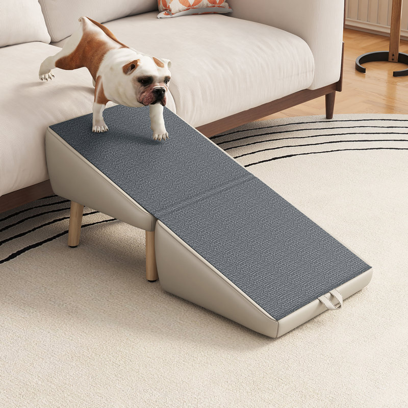 Rampe pliable pour chien, Gris clair