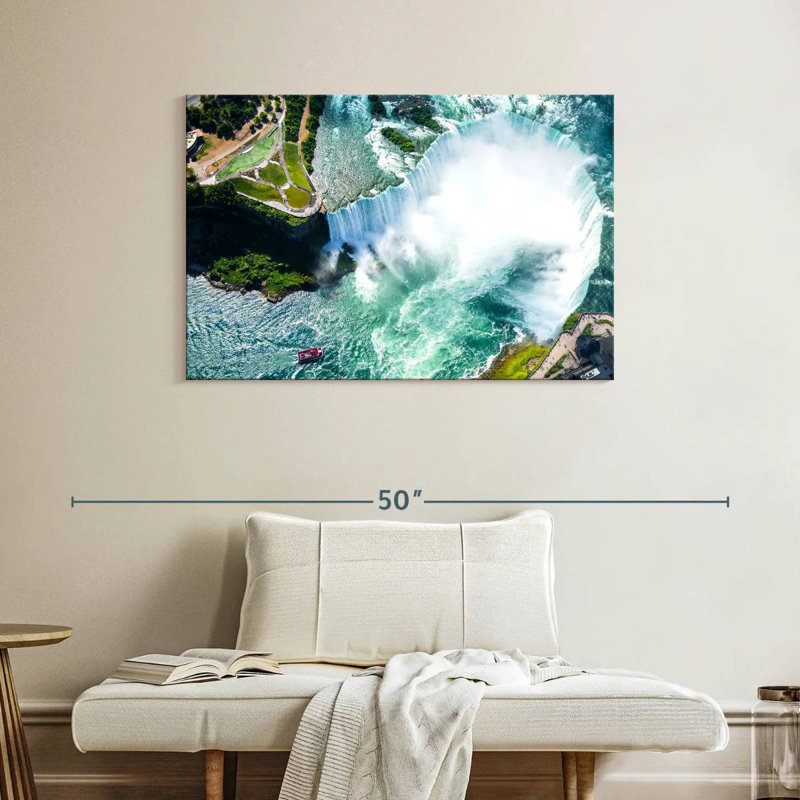 Alvord Niagara Falls d'en haut, H 26 po x l 39 po