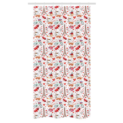 Eufrozina Shower Curtain with Hooks Included