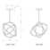 Arialynn Dimmable LED Globe Chandelier