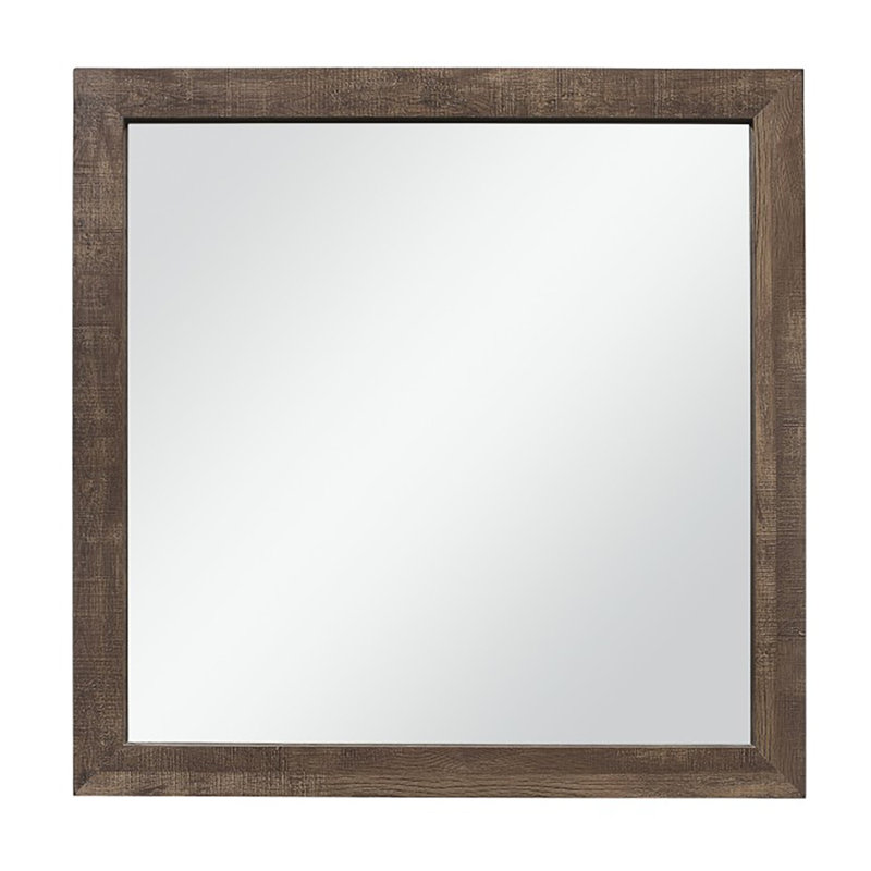 Miroir de commode Dormalee, Brun rustique
