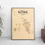 Kitwe City Map - No Frame Print-1830909699