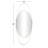 Saraiya Solid Wood Oval Wall Mirror-1244376266