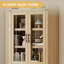 Bibliothèque arquée avec portes-1041195860