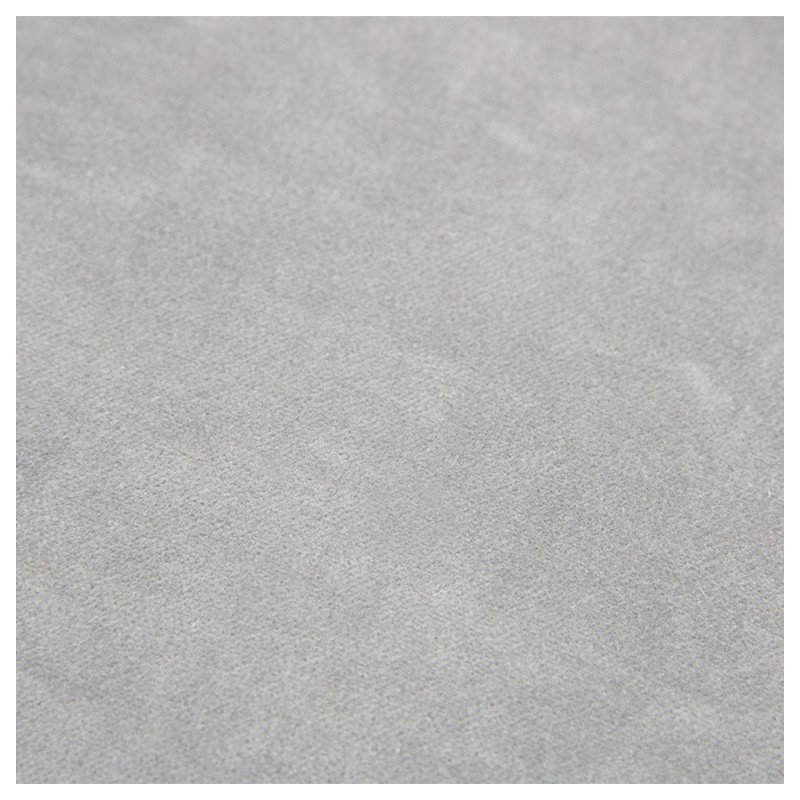Gray Solid Modern Velvety Throw Pillow