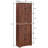 4-shelf 8-door Walnut Cabinet - Add Storage To Your Guest Room Keep Garage Tools Organized