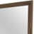 Onyx Walnut 48 In. W X 43 In. H Rustic Rectangle Framed Mirror
