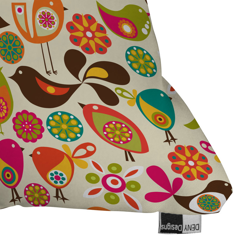Coussin Little Birds, 20 po x 20 po