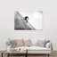 Biker Geometric Minimalist Modern Architecture Urban Wall Art Print by Kathrin Pienaar - Wrapped Canvas Print-136013766