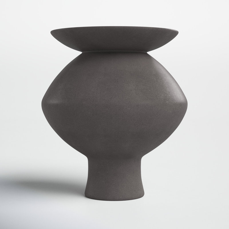 Palermo Ceramic / Porcelain Table Vase, 13.5" H x 12" W x 12" D