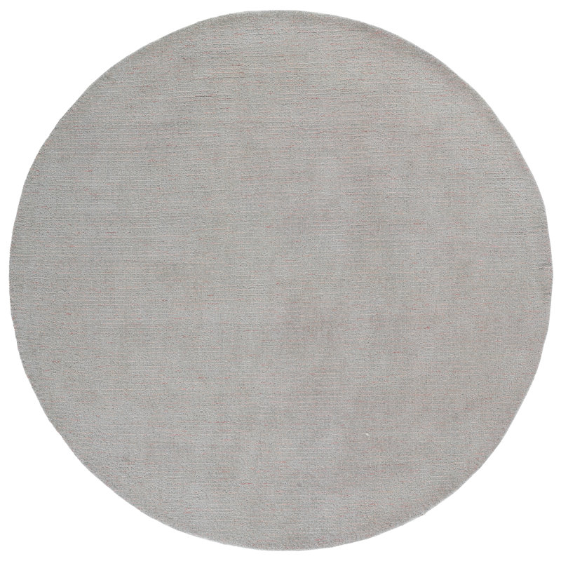 Abstract Hand Tufted Wool; Cotton Abstract Indoor Rug, Round 6'