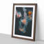 Peach Jellyfish in Abstract - Framed Print-55578518-55578520