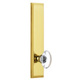 Grandeur Fifth Avenue Tall Plate Single Dummy with Provence Crystal Door Knob