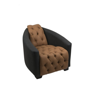 Upholstered Barrel Chair