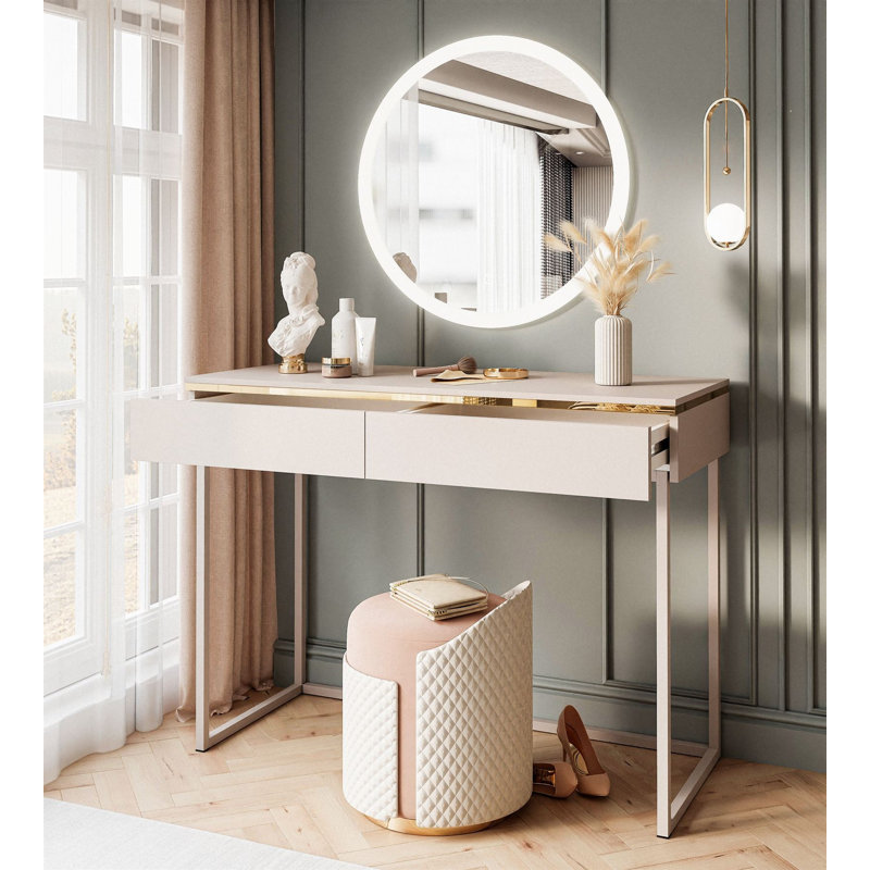 Chaily Dressing Table with Mirror