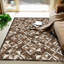 Pandora Cowhide Geometric Area Rug-1802674760