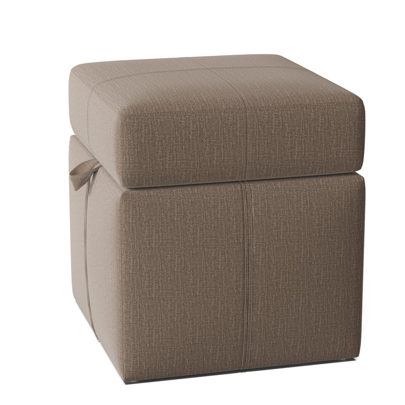 Preesall Upholstered Ottoman, Key Pumice
