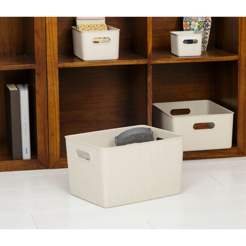 Ribbed Storage Bin