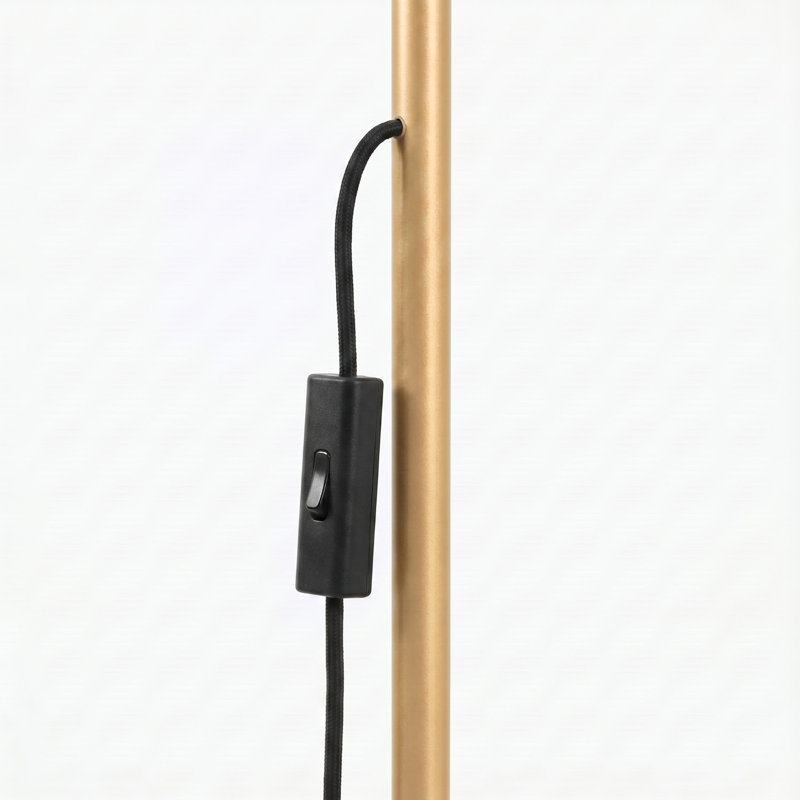 Karbon Powder Coated Column Floor Lamp, 30x30x160 cm, Gold