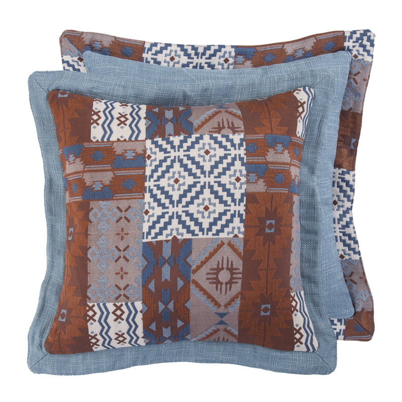 YUMA Linen Reversible Throw Pillow