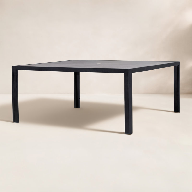 Table de salle à manger Parise, H 29,5 po x L 61 po x P 61 po, Ardoise