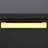 Black And Gold 2-Drawer Rectangular Nightstand