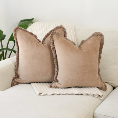 Velvet Taupe Fringe